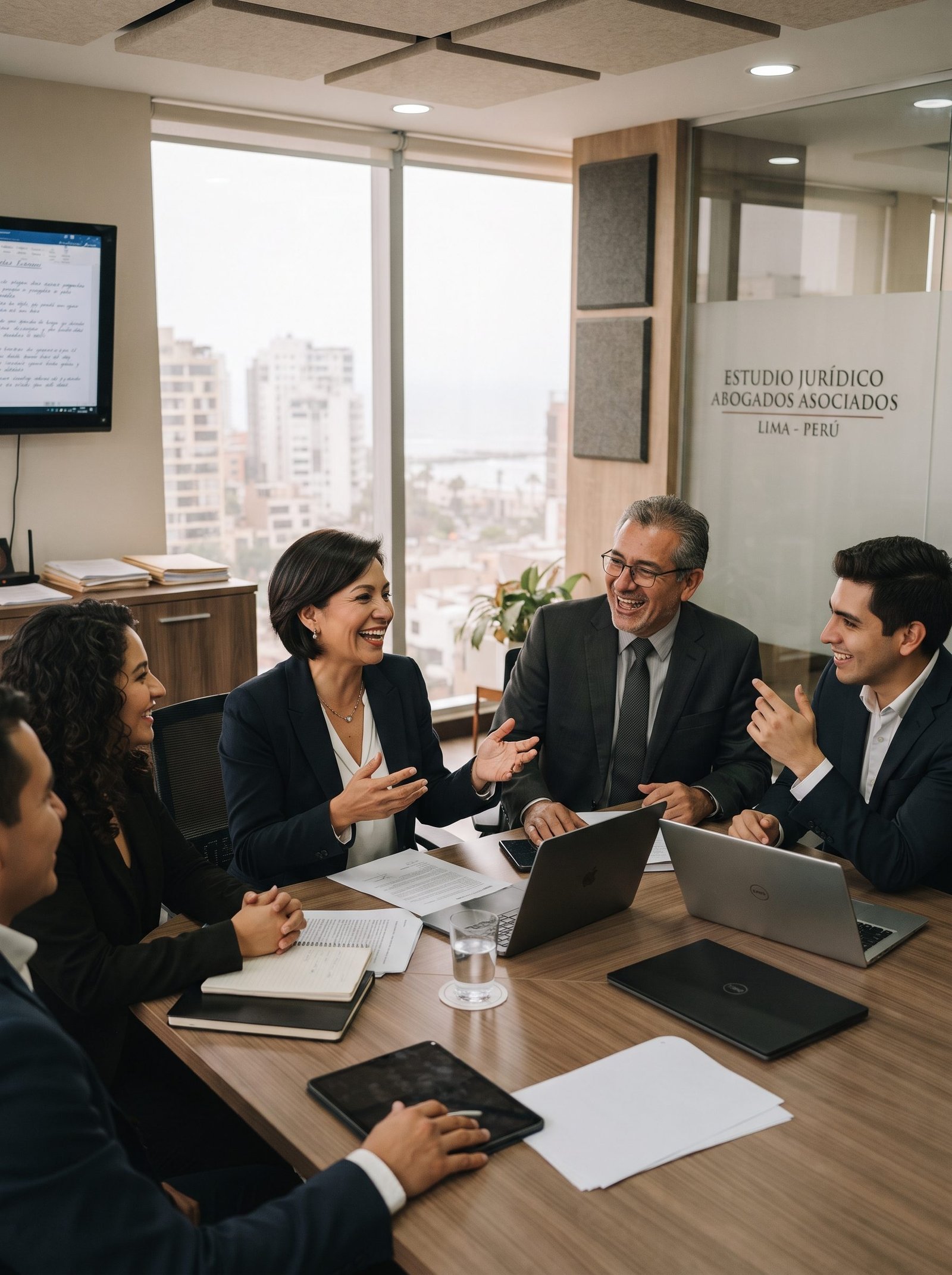 Equipo de Matayoshi & Asociados en reunión